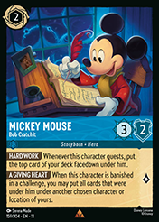 Mickey Mouse Winterspell Card List
