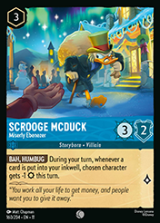 Scrooge McDuck Winterspell Card List