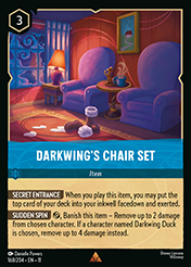 Darkwing's Chair Set Winterspell Card List