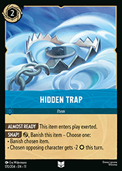 Hidden Trap Winterspell Card List