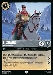 Li Shang Winterspell Card List