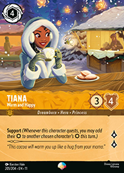 Tiana Winterspell Lorcana Card
