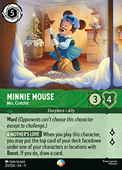 Minnie Mouse Winterspell Card List