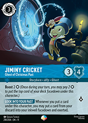 Jiminy Cricket Winterspell Card List