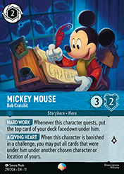Mickey Mouse Winterspell Card List