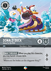 Donald Duck Winterspell Card List