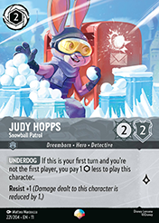 Judy Hopps Winterspell Card List