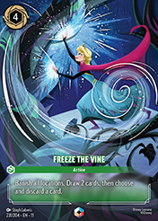 Freeze the Vine Winterspell Card List