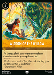 Wisdom of the Willow Winterspell Card List