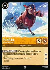 Pumbaa Winterspell Card List