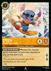 Stitch Winterspell Card List