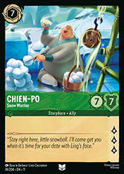 Chien-Po Winterspell Card List
