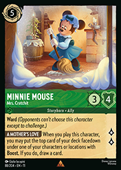 Minnie Mouse Winterspell Card List