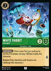White Rabbit Winterspell Card List