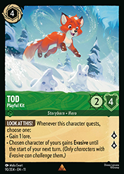 Tod Winterspell Card List