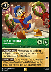 Donald Duck Winterspell Card List