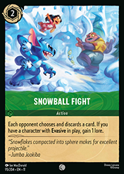 Snowball Fight Winterspell Card List