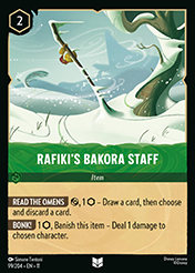 Rafiki's Bakora Staff Winterspell Card List