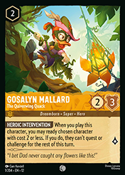 Gosalyn Mallard Wilds Unknown Lorcana Card