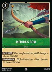 Merida's Bow Wilds Unknown Lorcana Card