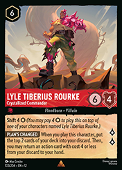 Lyle Tiberius Rourke Wilds Unknown Lorcana Card