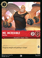 Mr. Incredible Wilds Unknown Lorcana Card