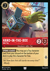 Hand-in-the-Box Wilds Unknown Lorcana Card