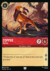 Copper Wilds Unknown Lorcana Card