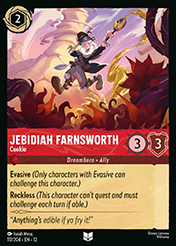 Jebidiah Farnsworth Wilds Unknown Lorcana Card