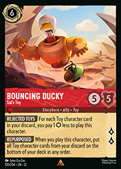 Bouncing Ducky Wilds Unknown Lorcana Card