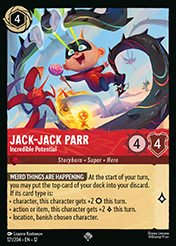 Jack-Jack Parr Wilds Unknown Lorcana Card