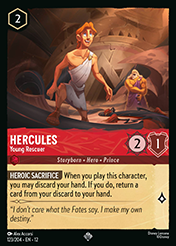 Hercules Wilds Unknown Lorcana Card