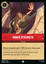 Inner Strength Wilds Unknown Lorcana Card