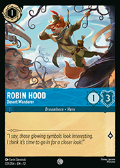 Robin Hood Wilds Unknown Lorcana Card