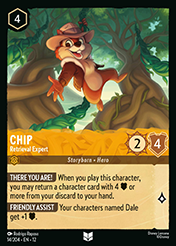 Chip Wilds Unknown Lorcana Card