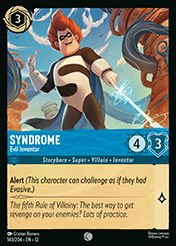 Syndrome Wilds Unknown Lorcana Card