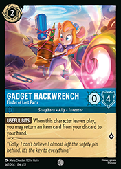 Gadget Hackwrench Wilds Unknown Lorcana Card