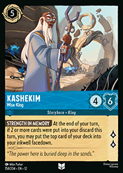 Kashekim Wilds Unknown Lorcana Card