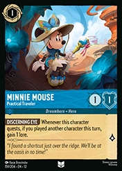 Minnie Mouse Wilds Unknown Lorcana Card