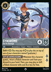 Syndrome Wilds Unknown Lorcana Card