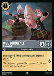 Wee Dingwall Wilds Unknown Lorcana Card