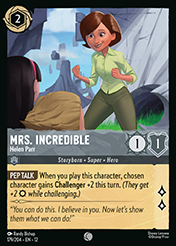 Mrs. Incredible Wilds Unknown Lorcana Card