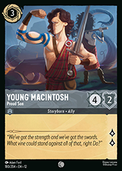 Young Macintosh Wilds Unknown Lorcana Card