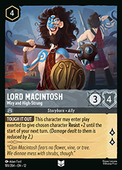 Lord Macintosh Wilds Unknown Lorcana Card