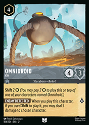 Omnidroid Wilds Unknown Lorcana Card