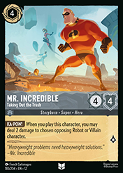Mr. Incredible Wilds Unknown Lorcana Card