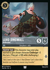 Lord Dingwall Wilds Unknown Lorcana Card