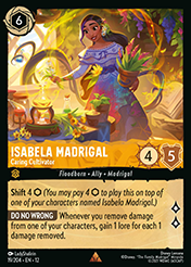 Isabela Madrigal Wilds Unknown Lorcana Card
