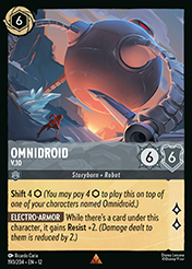 Omnidroid Wilds Unknown Lorcana Card