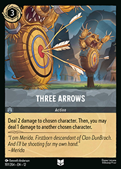 Three Arrows Wilds Unknown Lorcana Card